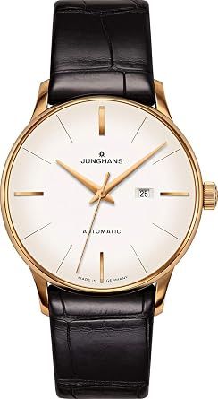 Junghans 027/7845.00 Damen-Uhr Meister Analog Automatik mit Leder-Band