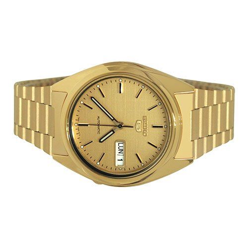 Seiko 5 Snxl72k1 Herren-Armbanduhr, goldfarben, Armband, Armband (4)