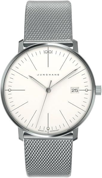 Junghans Damen-Armbanduhr XS Max Bill Analog Quarz Edelstahl 047/4250.44
