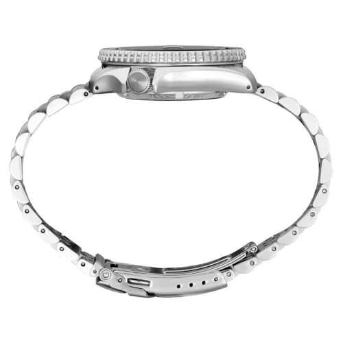 SEIKO Automatikuhr für Herren - 5 Sports Collection - Herren Sportuhr Edelstahl GMT Zeiger - Wasserdicht 100M (3)