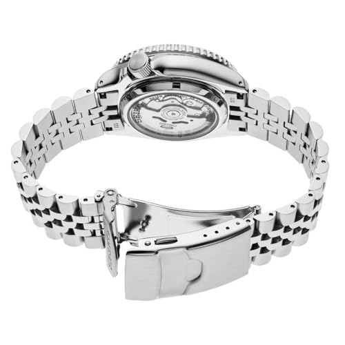 SEIKO Automatikuhr für Herren - 5 Sports Collection - Herren Sportuhr Edelstahl GMT Zeiger - Wasserdicht 100M (4)