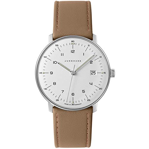 JUNGHANS Herren-Armbanduhr Analog Quarz Leder Kalbsleder 041/4562.00 (2)