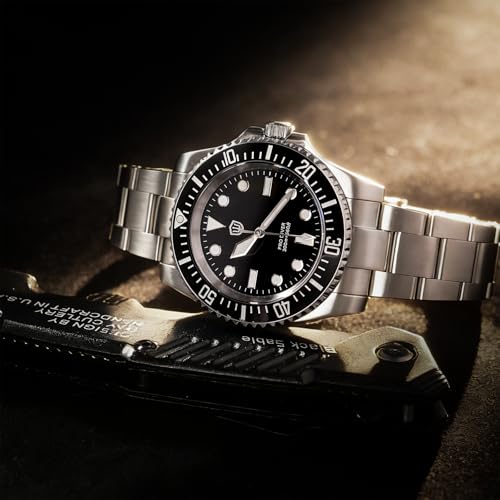watchdives Professionelle Taucheruhr, WD1680Q V2 Japan VH31 Sweep Second Quarz Armbanduhr 40mm Saphirglas Uhr 200m wasserdichte Leuchtende Analoguhr (7)