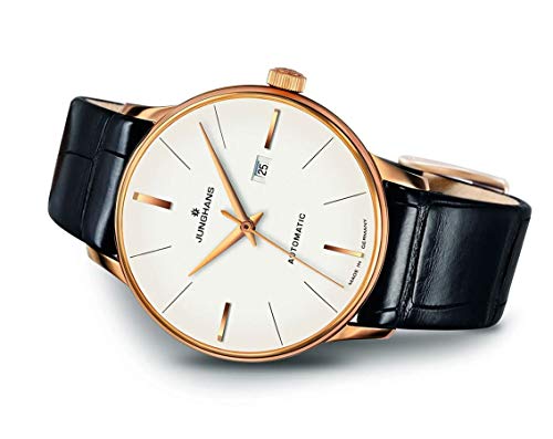 Junghans 027/7845.00 Damen-Uhr Meister Analog Automatik mit Leder-Band (3)