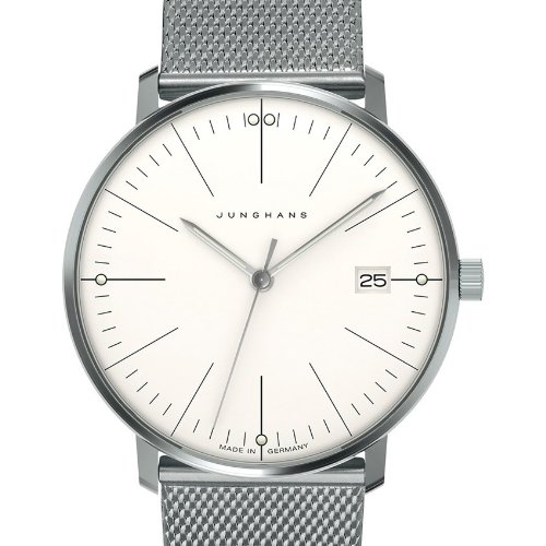 Junghans Damen-Armbanduhr XS Max Bill Analog Quarz Edelstahl 047/4250.44 (3)