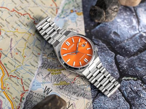 Citizen Herren Automatisch Analog Armbanduhr Tsuyosa (7)