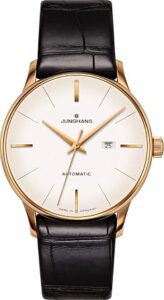 Junghans 027/7845.00 Damen-Uhr Meister Analog Automatik mit Leder-Band