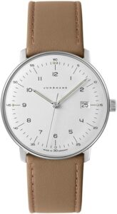 JUNGHANS Herren-Armbanduhr Analog Quarz Leder Kalbsleder 041/4562.00