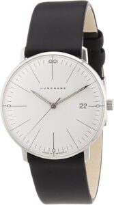 Junghans Damen-Armbanduhr XS Max Bill Analog Quarz Leder 047/4251.00